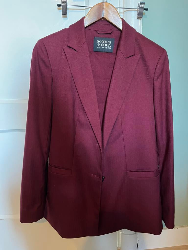 Pak Scotch & Soda, Kleding | Dames, Jasjes, Kostuums en Pakken, Maat 38/40 (M), Kostuum of Pak, Verzenden, Gedragen