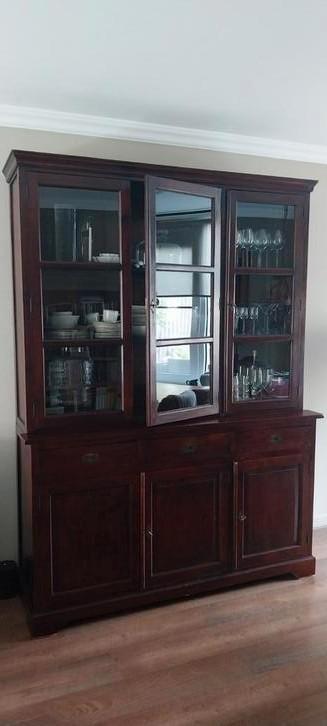 Landelijke buffetkast koloniaal, Huis en Inrichting, Kasten | Buffetkasten, Gebruikt, 200 cm of meer, 150 tot 200 cm, 50 tot 75 cm