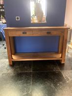 Sitetable, blank hout, Huis en Inrichting, Tafels | Sidetables, Ophalen, 100 tot 150 cm, In zeer goede staat, Zo goed als nieuw
