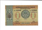 Nederlandsch Indië 1 gulden 1940 - (a)UNC, Postzegels en Munten, Bankbiljetten | Nederland, Verzenden