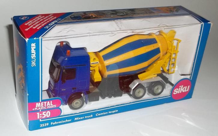Mercedes-Benz Actros – betonmixer – schaalmodel Siku – 1:50, Hobby en Vrije tijd, Modelauto's | 1:50, Nieuw, Bus of Vrachtwagen