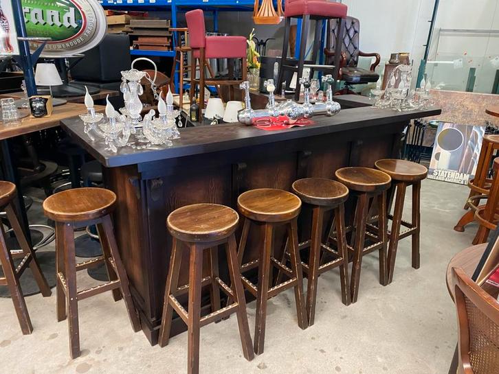 Bar toog mancave cafe barretje huisbar thuisbar 250 cm, Huis en Inrichting, Barren, Zo goed als nieuw, Ophalen of Verzenden