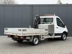 Ford Transit 2.0 TDCI EURO 6 / PICK UP / HIAB KRAAN T-CLX 01, Auto's, Bestelauto's, Euro 6, 4 cilinders, Wit, Onderhoudsboekje