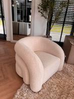 Riviera maison boucle fauteuil japandi rond, Ophalen, Eenpersoons, 75 tot 100 cm, Zo goed als nieuw