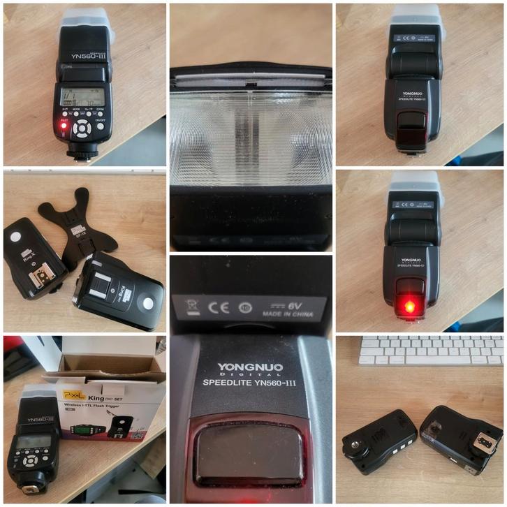 Triggerset Pixel King PRO voor NK/Yongnuo flitser/Zie adv, Audio, Tv en Foto, Fotografie | Flitsers, Nikon, Ophalen of Verzenden