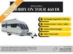 Hobby On Tour 460 DL White Edition Actiepakket, Caravans en Kamperen, Caravans, Standaardzit, Hobby, Bedrijf, Tot en met 3