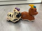 Zoef zoef dieren - Zoey zebra & Guusje het geitje, Ophalen of Verzenden, Gebruikt