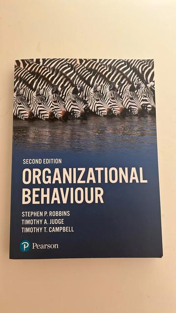 Organizational Behaviour second edition ISBN: 9781292016559 beschikbaar voor biedingen