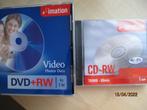 dvd+rw - cd-rw - imitation - video's/foto's/data - 120 min, Nieuw, Dvd, Ophalen of Verzenden, Herschrijfbaar