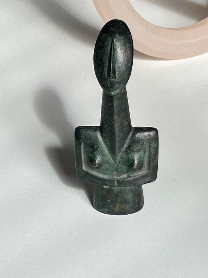 Modern Bronze "Fertility Goddess Statue" Giacometti Style, Sieraden, Tassen en Uiterlijk, Piercings, Zo goed als nieuw, Ophalen of Verzenden