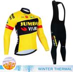 Team Jumbo Visma XL warm lang fleece Fietsset broek + trui, Nieuw, Ophalen of Verzenden, Kleding