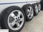 Saab Alu 22 velgen met goede banden 7/8mm, Auto-onderdelen, Banden en Velgen, Gebruikt, 16 inch, Banden en Velgen, Zomerbanden