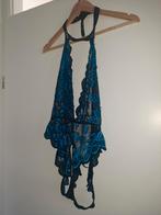 Sexy Body Suit Blauw/Zwart - XL, Onbekend, Ophalen of Verzenden, Blauw, Body of Korset