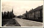 Diemen (N.H.), Ouderkerkerlaan met school, ca. 1950, gelopen, Verzamelen, Ansichtkaarten | Nederland, Verzenden, 1940 tot 1960