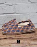 Manebi - Handgemaakte raffia espadrilles mt 44 - Nieuw €125, Nieuw, Ophalen of Verzenden, Manebi, Blauw
