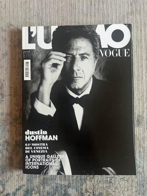 L’Uomo Vogue – September 2007 (Dustin Hoffman cover), Boeken, Tijdschriften en Kranten, Zo goed als nieuw, Ophalen of Verzenden
