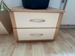 Mooi Nachtkastje met 2 Lades, Huis en Inrichting, Slaapkamer | Nachtkastjes, Ophalen, Gebruikt, Minder dan 45 cm, Minder dan 55 cm