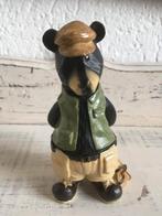 Beer in camouflage safari kleding beeldje, Verzamelen, Ophalen of Verzenden, Gebruikt, Dier