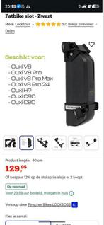 Fatbike slot - Zwart met een slot!, Fietsen en Brommers, Fietsaccessoires | Fietssloten, Ophalen, Nieuw, Overige fietssloten