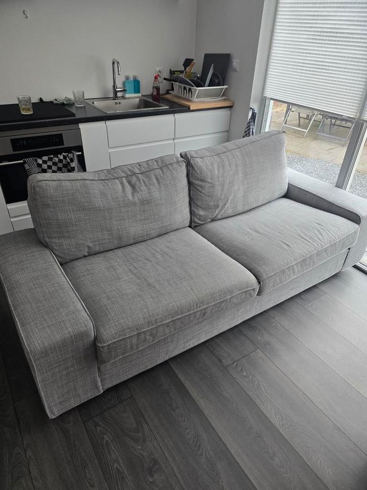 Ikea Kivik 3-zits bank hoes overtrek- Zo goed als nieuw!, Huis en Inrichting, Banken | Bankstellen, Zo goed als nieuw, Rechte bank