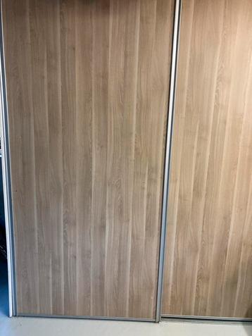 Roldeuren licht eiken, 197x236cm beschikbaar voor biedingen