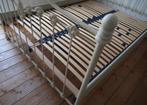 Degelijke metalen bed van Dico  inclusief 2 lattenbodems, Huis en Inrichting, Ophalen, Gebruikt, Tweepersoons, 140 cm
