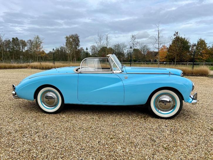 Sunbeam Alpine Roadster 1953, Auto's, Oldtimers, Particulier, Overige merken, Benzine, Cabriolet, Handgeschakeld, Blauw, Beige