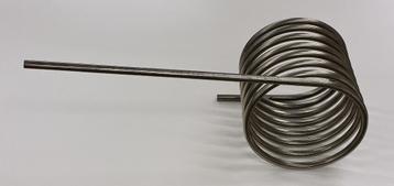 dompelaar wortkoeler koeling spiraal element RVS heatpipe beschikbaar voor biedingen