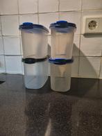 Tupperware ruimtespaarders, Huis en Inrichting, Keuken | Tupperware, Ophalen of Verzenden, Gebruikt, Blauw, Bus of Trommel