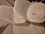 2 kuipstoelen gratis, Ophalen, Gebruikt, Wit, Twee