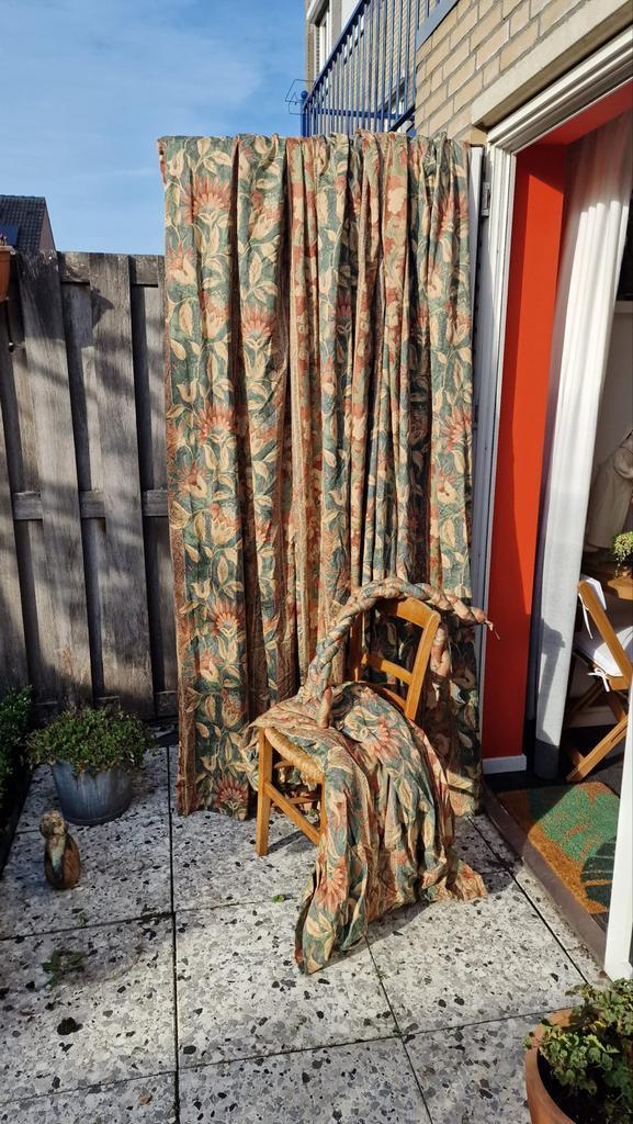 Vorstelijke, bijzondere, koninklijke Vintage Gordijnen, Huis en Inrichting, Stoffering | Gordijnen en Lamellen, Gebruikt, 200 cm of meer