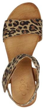 Aqa Shoes Leopard schoenen sandalen panter maat 40, Bruin, Sandalen of Muiltjes, Ophalen of Verzenden, Aqa Shoes