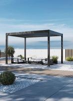 Pergola kantelbare lamellen 4,00 x 3,60m aluminium, Ophalen, Zo goed als nieuw, Tuinpaviljoen