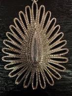 Zilverkleurige MONET ketting met hanger, Sieraden, Tassen en Uiterlijk, Broches, Overige materialen, 4 tot 7 cm, Monet, Verzenden