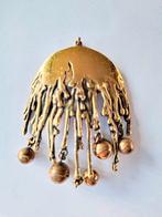 bronzen brutalist kettinghanger Pentti Sarpaneva Finland, Overige materialen, Gebruikt, Overige voorstellingen, Bruin