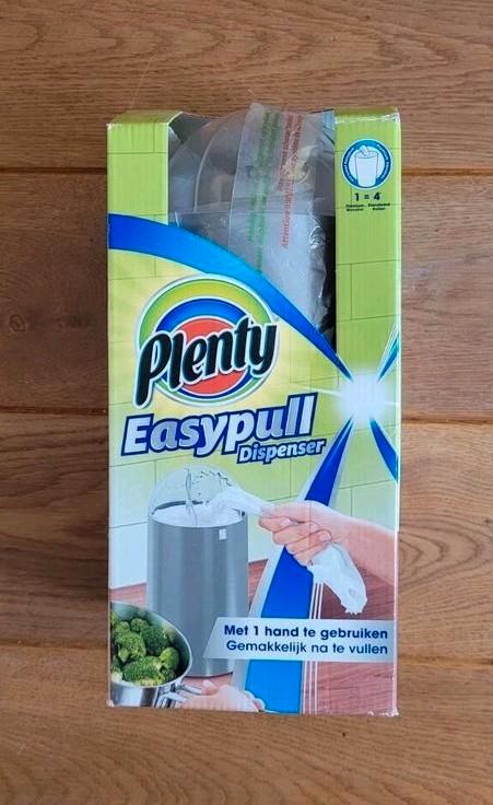 PLENTY Easypull Mobiele Dispenser Metallic, Huis en Inrichting, Schoonmaakartikelen, Ophalen of Verzenden