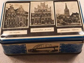 Koekjesblik oud Doesburg de Waag martintoren raadhuis nieuwe beschikbaar voor biedingen