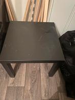 Zwart bijzettafeltje 55x55 cm, Huis en Inrichting, Ophalen, Gebruikt, 50 tot 100 cm, Vierkant