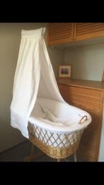 Rotan Babywieg met houten standaard, Kinderen en Baby's, Babywiegjes en Ledikanten, Ophalen, Gebruikt, Wieg