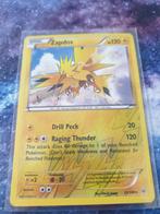 Pokémon kaart Zapdos Reverse #23 Roaring skies, Ophalen of Verzenden, Zo goed als nieuw, Losse kaart
