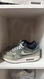 Nike air max 1 dirty denim id customs 45, Ophalen of Verzenden, Zo goed als nieuw, Blauw