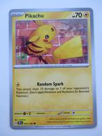 Pikachu 051/162 (PE), Ophalen of Verzenden, Zo goed als nieuw, Losse kaart