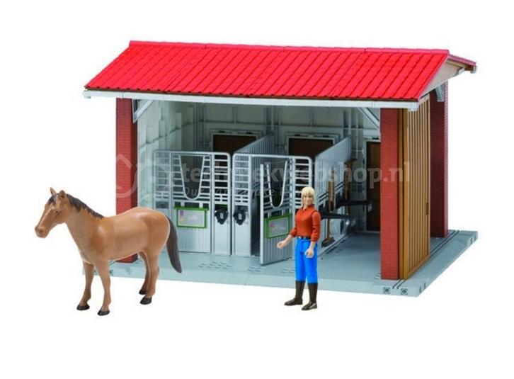Bruder Manege, Paardenstal, Springparcours & Trailer, Kinderen en Baby's, Speelgoed | Overig, Gebruikt, Jongen of Meisje, Ophalen