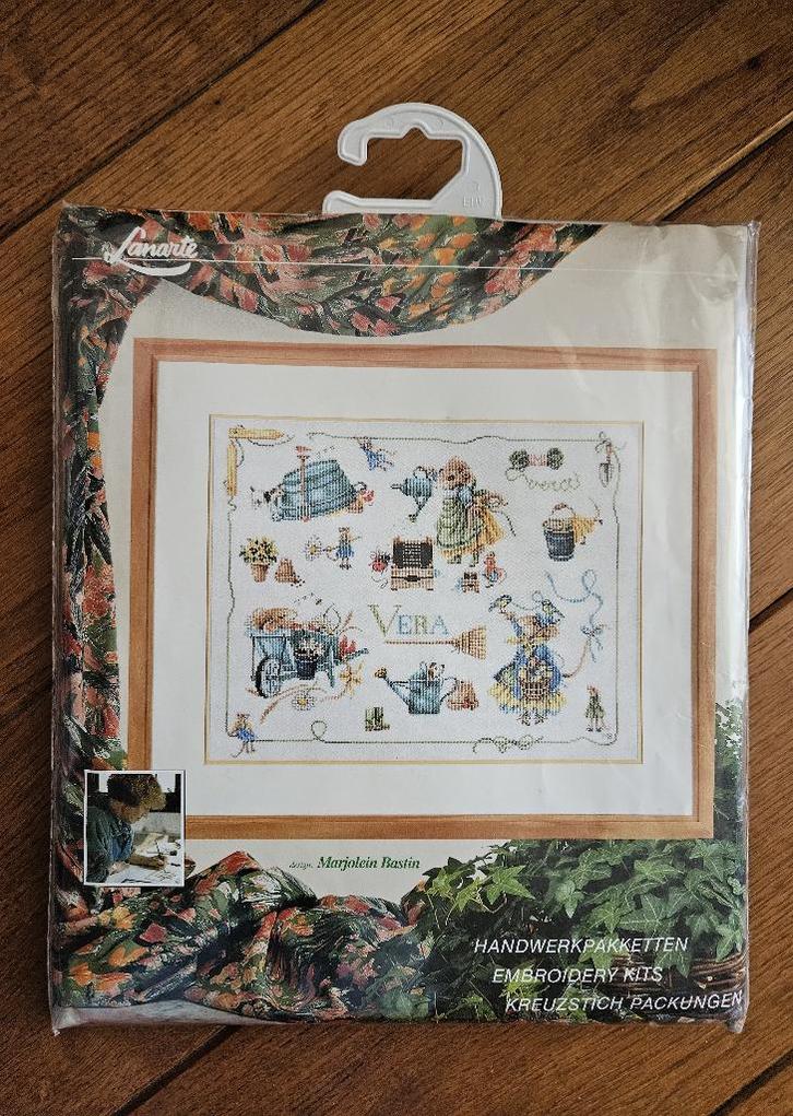 Lanarte borduur pakket DMC Vera de Muis van Marjolein Bastin, Hobby en Vrije tijd, Borduren en Borduurmachines, Zo goed als nieuw