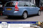 Volvo V50 2.4i 170 pk airco, trekhaak (bj 2004), Stof, Zwart, 700 kg, Blauw