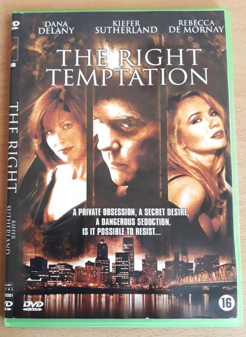 The Right Temptation (2000) Kiefer Sutherland-Verzenden 2,50, Cd's en Dvd's, Dvd's | Thrillers en Misdaad, Zo goed als nieuw, Vanaf 16 jaar