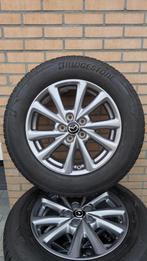 Mazda CX-5 winterset Bridgstone LM005 TPMS 7,5mm profiel, Ophalen, Gebruikt, Banden en Velgen, 17 inch