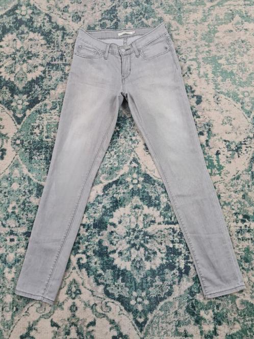 711 Levi’s skinny W28 L30 WMN stretch Tulsi2830 Grijs, Kleding | Dames, Spijkerbroeken en Jeans, Zo goed als nieuw, W28 - W29 (confectie 36)