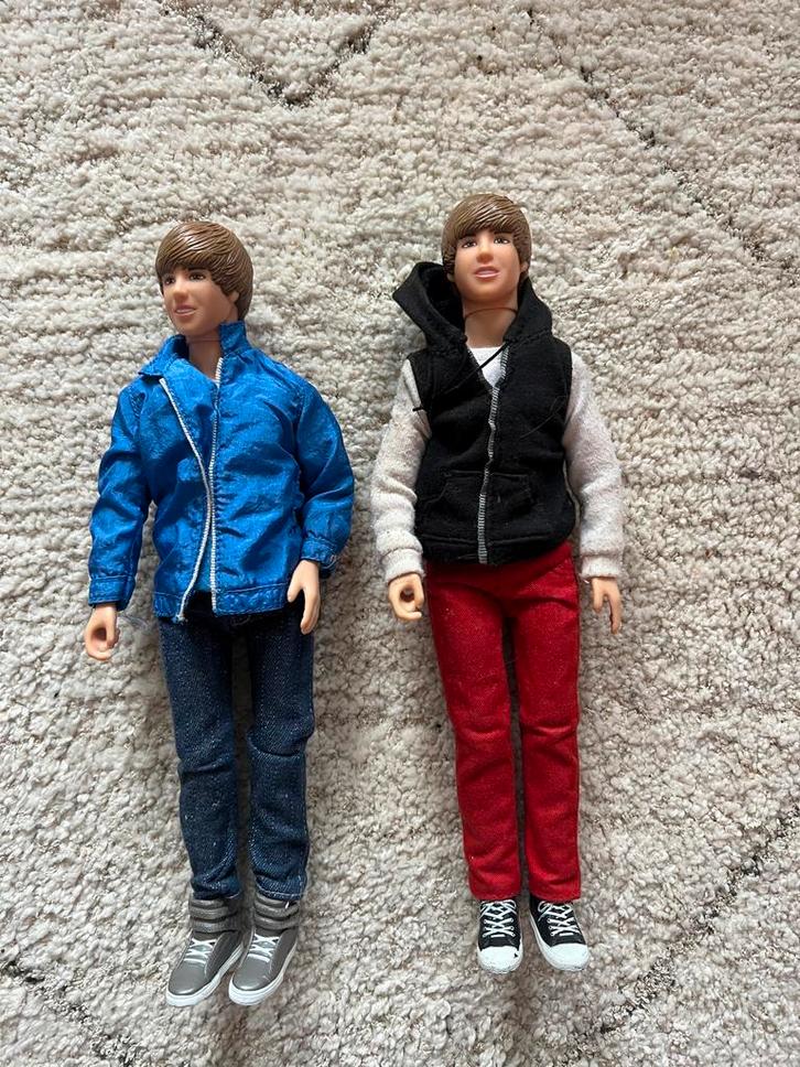 Justin Bieber Poppen, Kinderen en Baby's, Speelgoed | Poppen, Gebruikt, Overige typen, Ophalen of Verzenden