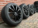 Zwarte 18 inch velgen + winterbanden 245 45 18 Passat Arteon, Ophalen, 18 inch, Velg(en), Winterbanden